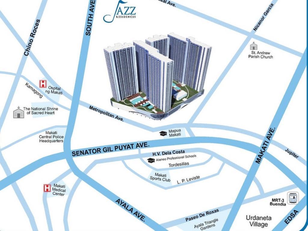 All At Jazz - Makati Serviced Apartments Makati City Exteriör bild